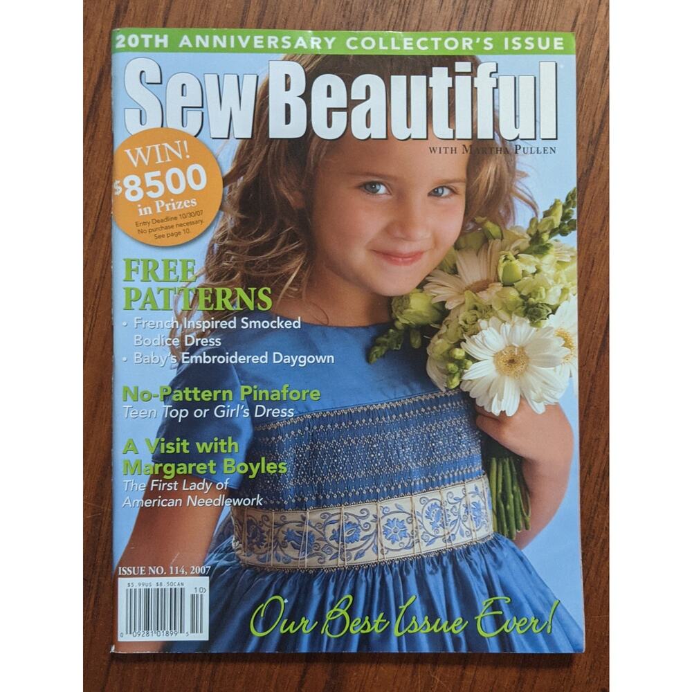 Sew Beautiful Martha Pullen Magazine Issue 114, 2007